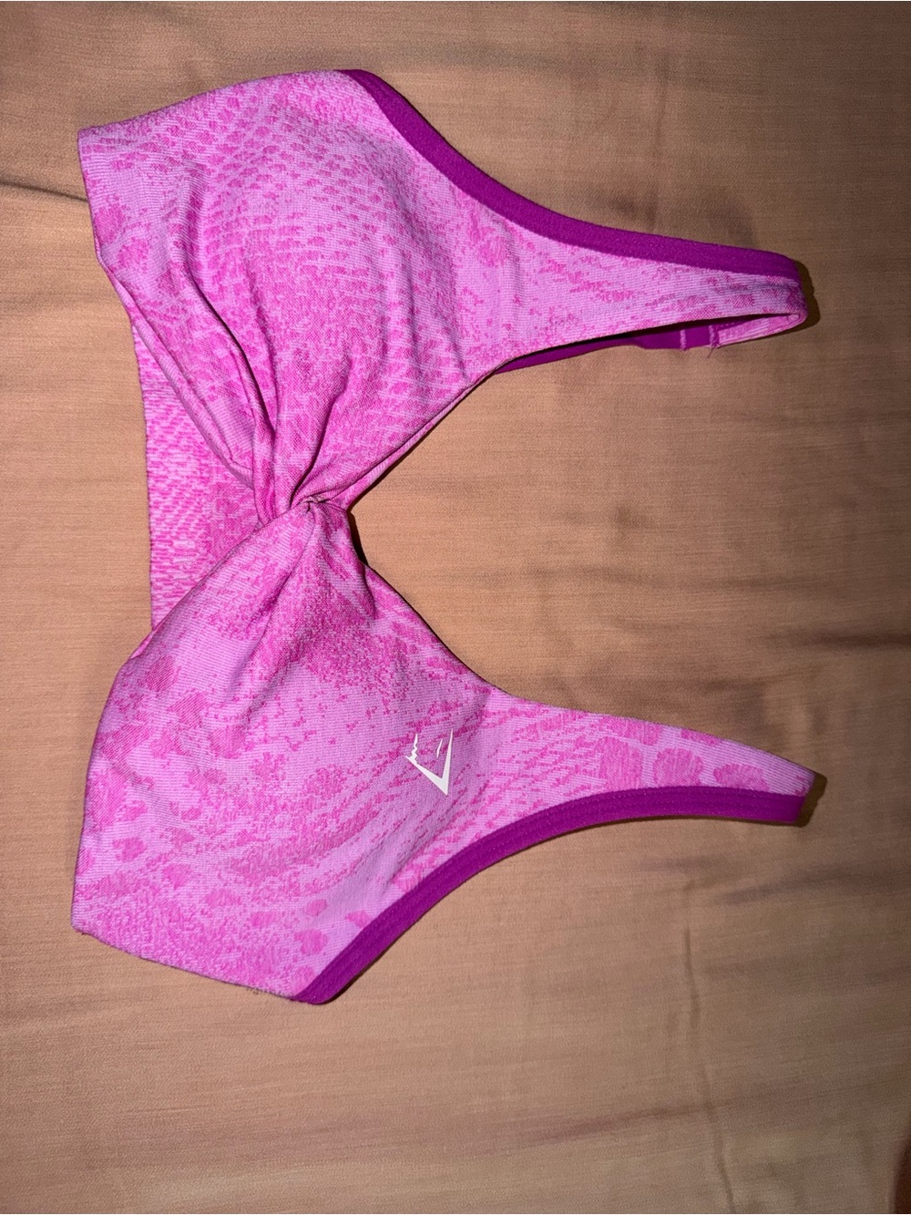 Whitney x Adapt Animal Seamless Twist Front Bra
